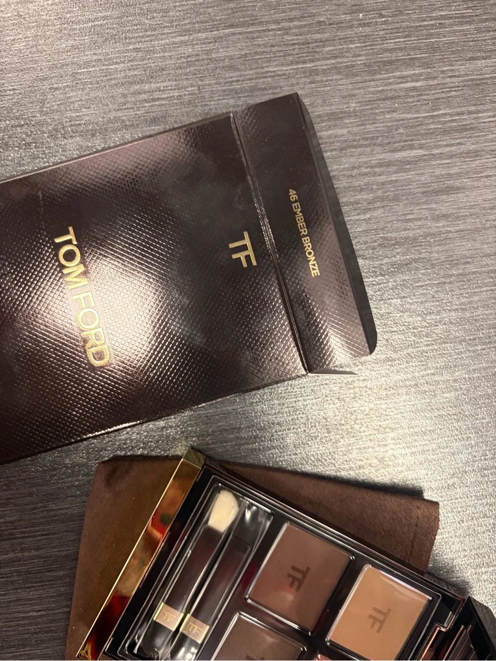 Tom Ford Eye Color Quad Creme Palette 46 Ember Bronze 0.18 Ounce - New In Box